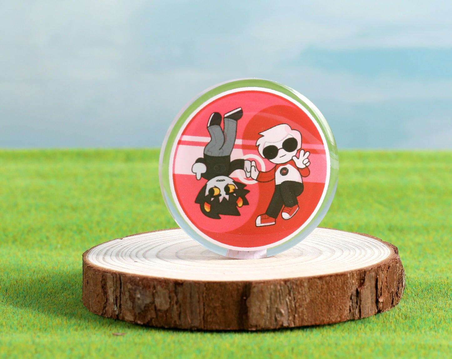 Davekat Acrylic pin