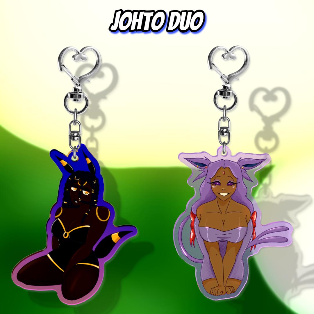 PRE-ORDER|| Eeveelutions Gijinka 2" acrylic charms