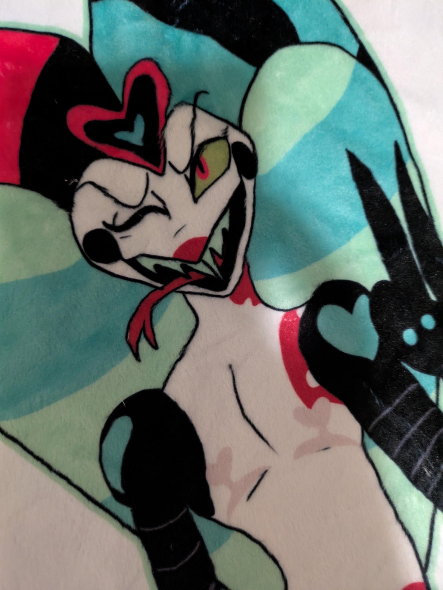 Made to order| Helluva Boss Fizzarolli Oops! "Love Pillow" shaped throw pillow