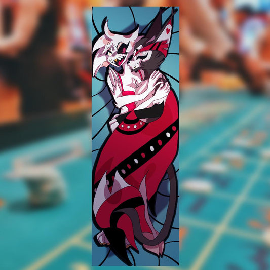 PREORDER|| Hazbin Hotel HuskerDust Cuddle Body Pillow Dakimakura