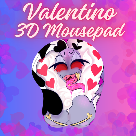 PREORDER|| Valentino Hazbin Hotel 3D wrist rest mousepad