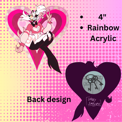 PREORDER|| Crop Top Angel 4" Acrylic Pin