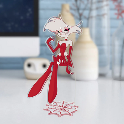Hazbin Hotel "Red Hot" Angel Dust Acrylic Standee