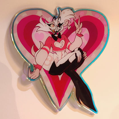 PREORDER|| Crop Top Angel 4" Acrylic Pin