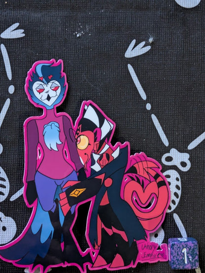 Helluva Boss Stolitz "Attention Horse" Inspired Merch set