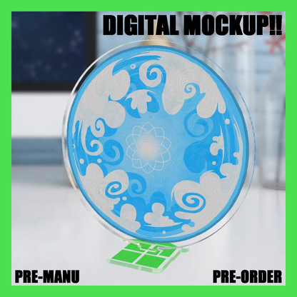 Painted Skaia 15cm (~6in) Acrylic Standee with Sburb base