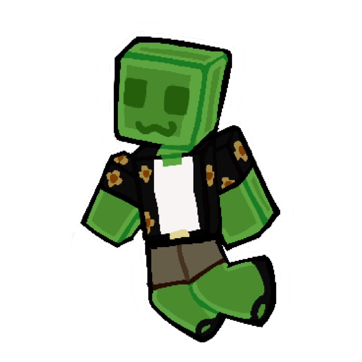 SlimeKnight Magnet Heart Acrylic Charm Keychains