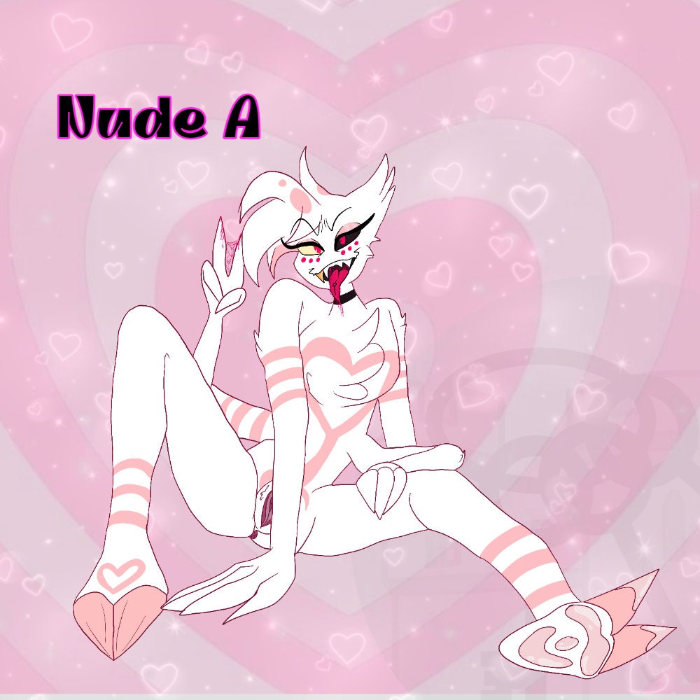 Made to order| Hazbin Hotel Angel Dust OOPS! "Love Pillow" shaped throw pillow