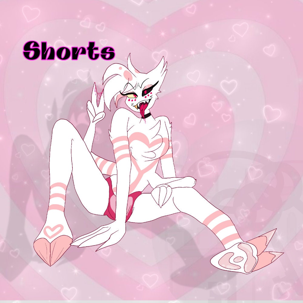 Made to order| Hazbin Hotel Angel Dust OOPS! "Love Pillow" shaped throw pillow