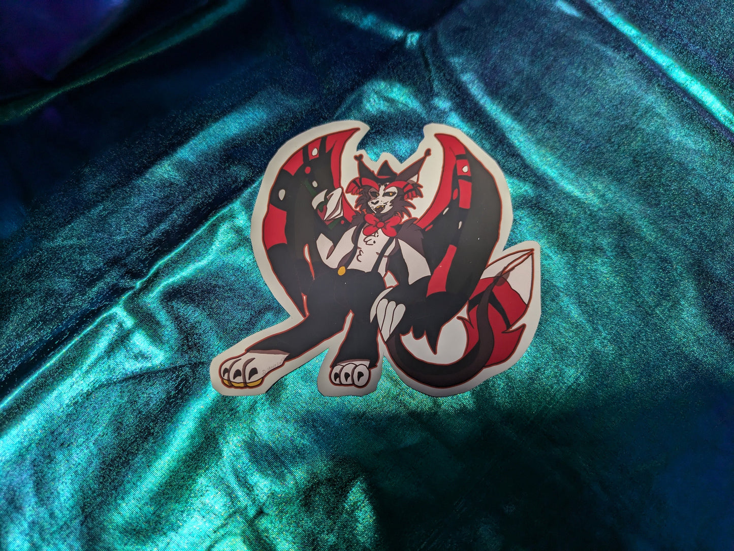 Hazbin Hotel Angel Dust and Husk sticker set