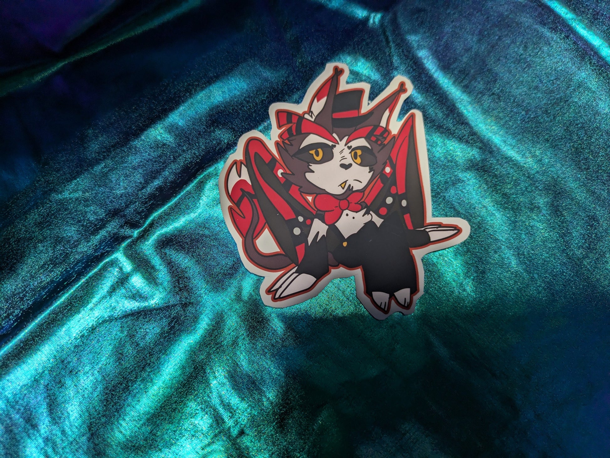 Hazbin Hotel Angel Dust and Husk sticker set