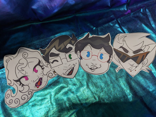 Homestuck Alpha Kids Large Stickers