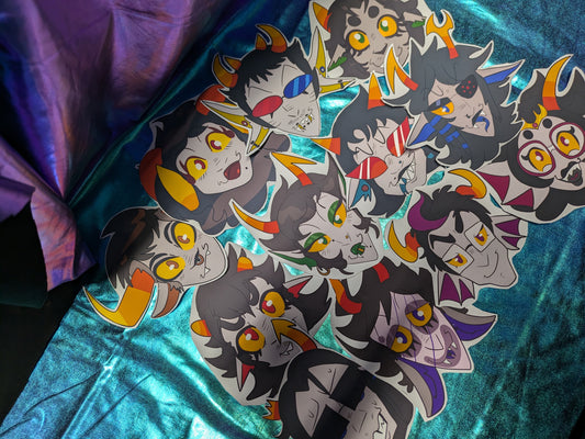 Homestuck Troll stickers