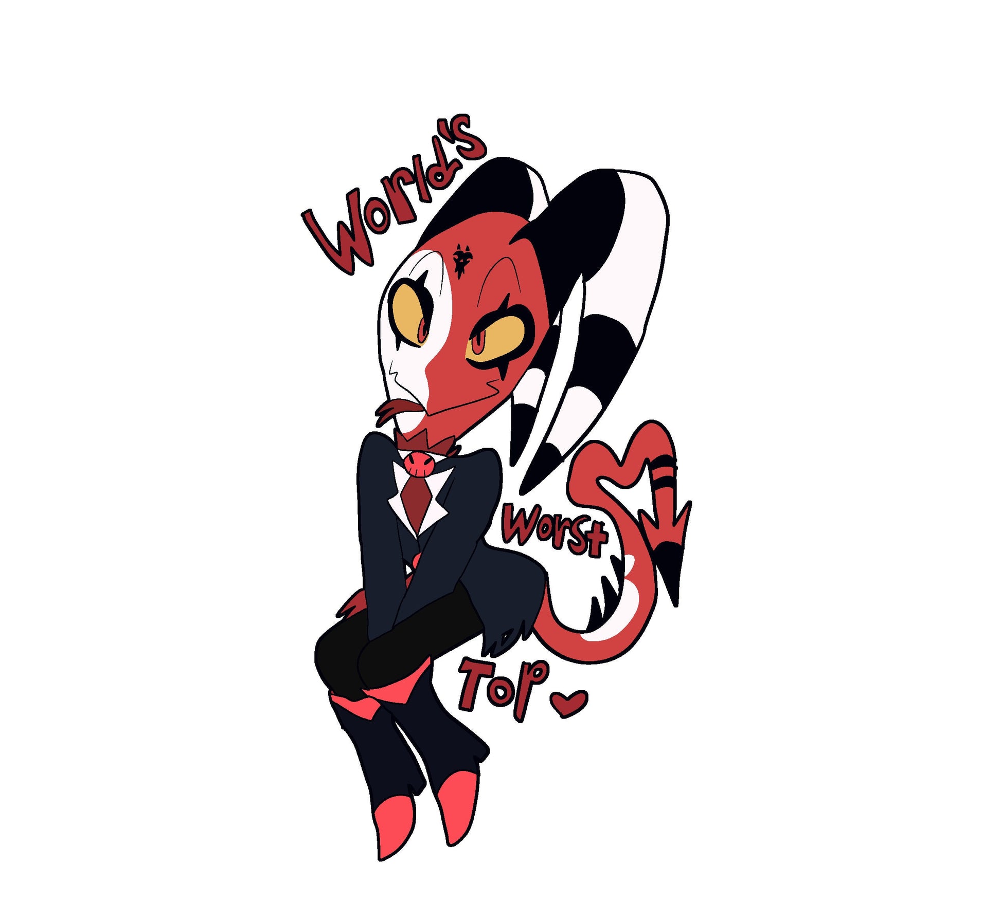 PREORDER| World's Worst Top Blitzo acrylic pin