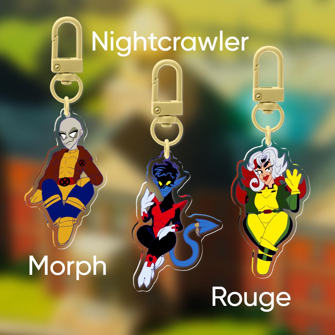 PRE-ORDER||X-men & OCs Acrylic charms