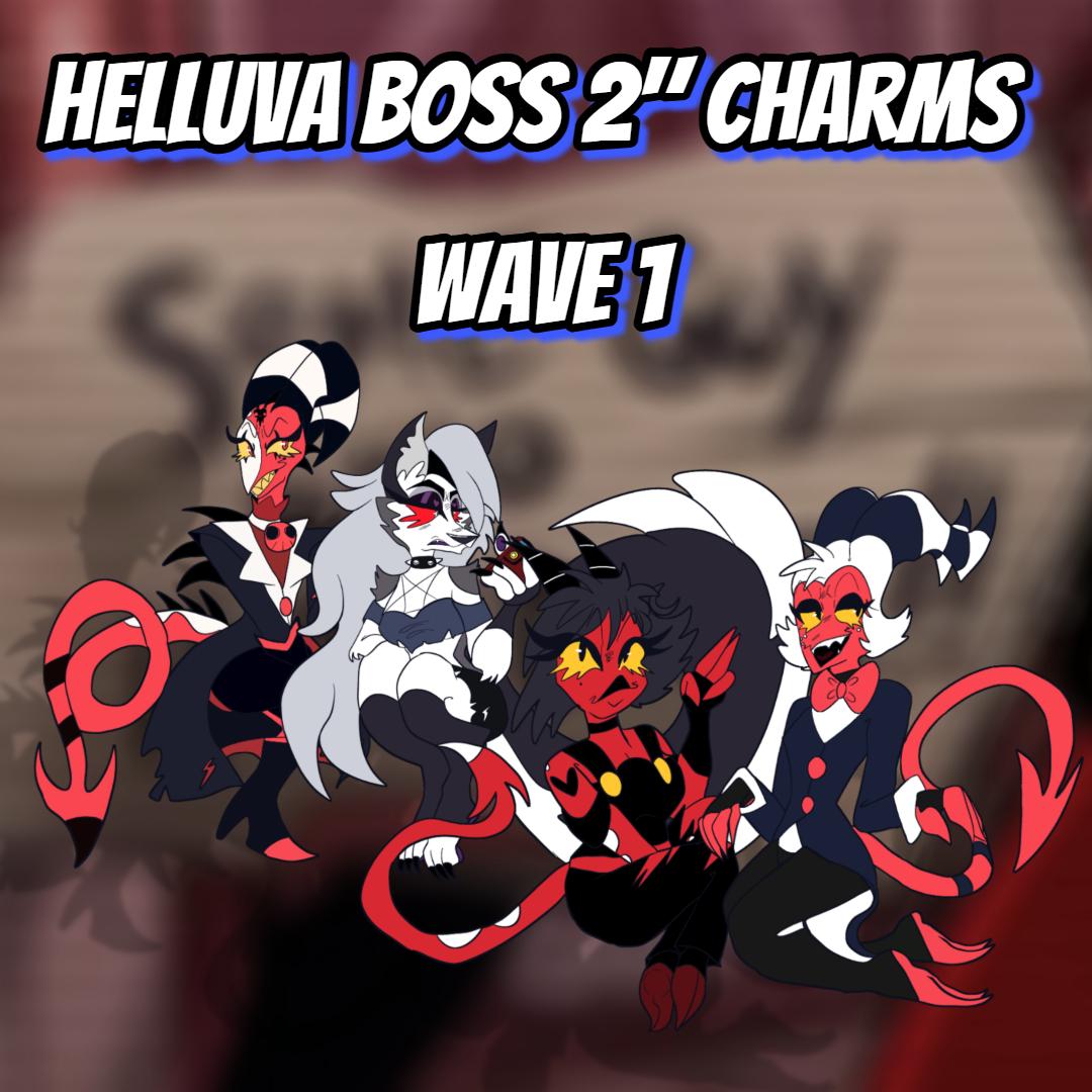 PREORDER|| Helluva Boss 2" charms|| Wave 1