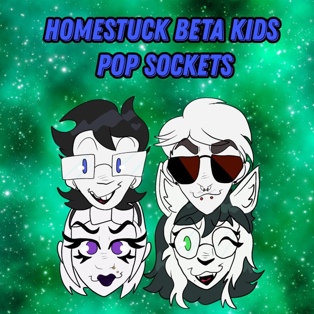 PRE-ORDER|| Homestuck Beta Kids phone grips
