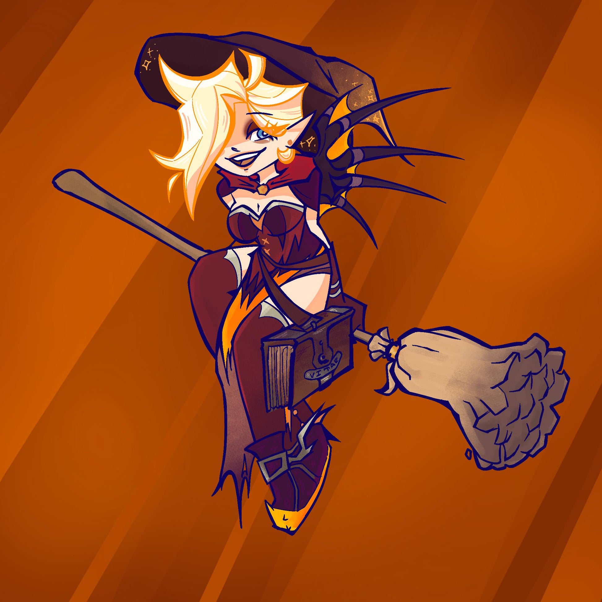 PRE-ORDER|| Overwatch Halloween Mercy 2inch Acrylic charm