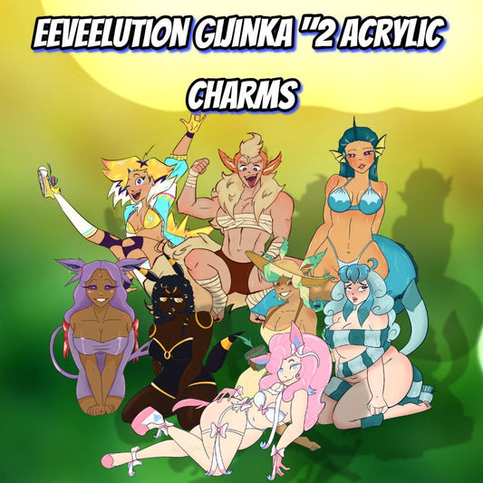 PRE-ORDER|| Eeveelutions Gijinka 2" acrylic charms