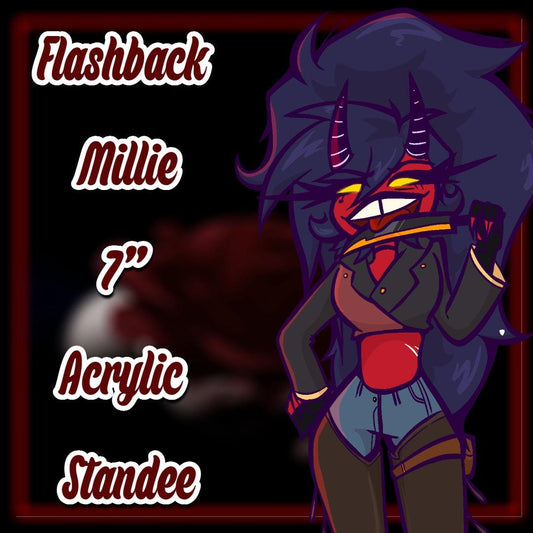 PRE-ORDER|| Helluva Boss Ghost F**kers Flashback Millie 7" acrylic standee