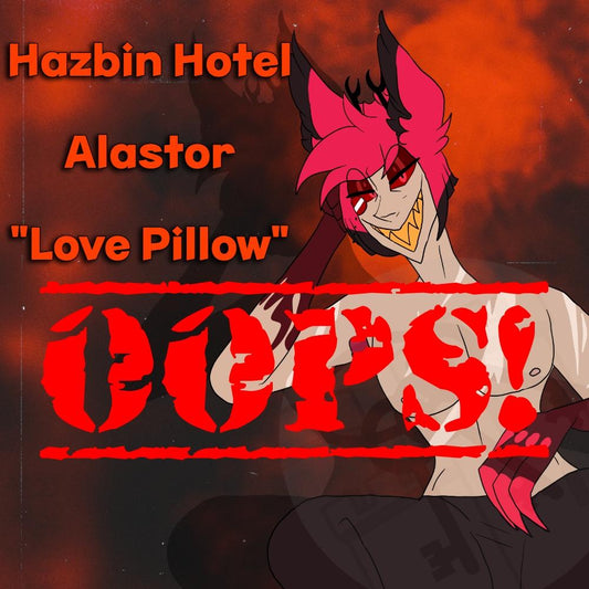 Made to order| Hazbin Hotel Alastor OOPS! "Love Pillow" shaped throw pillow