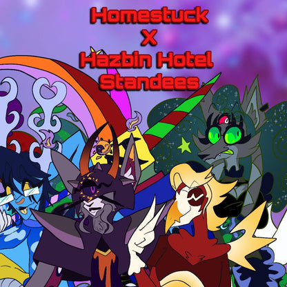 PREORDER|| Hazbin Hotel x Homestuck 6" "Beta Sinners" acrylic character Standees - Beta Kids