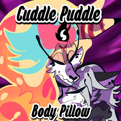 PREORDER|| HoneyMoon Beelzebub x Loona "Cuddle Puddle Pillow" Body Pillow Case Dakimakura