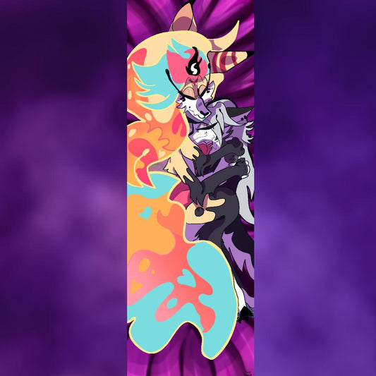 PREORDER|| HoneyMoon Beelzebub x Loona "Cuddle Puddle Pillow" Body Pillow Case Dakimakura