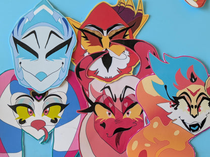 Allies & Obstacles Pack!| Helluva Boss vinyl hand cut stickers