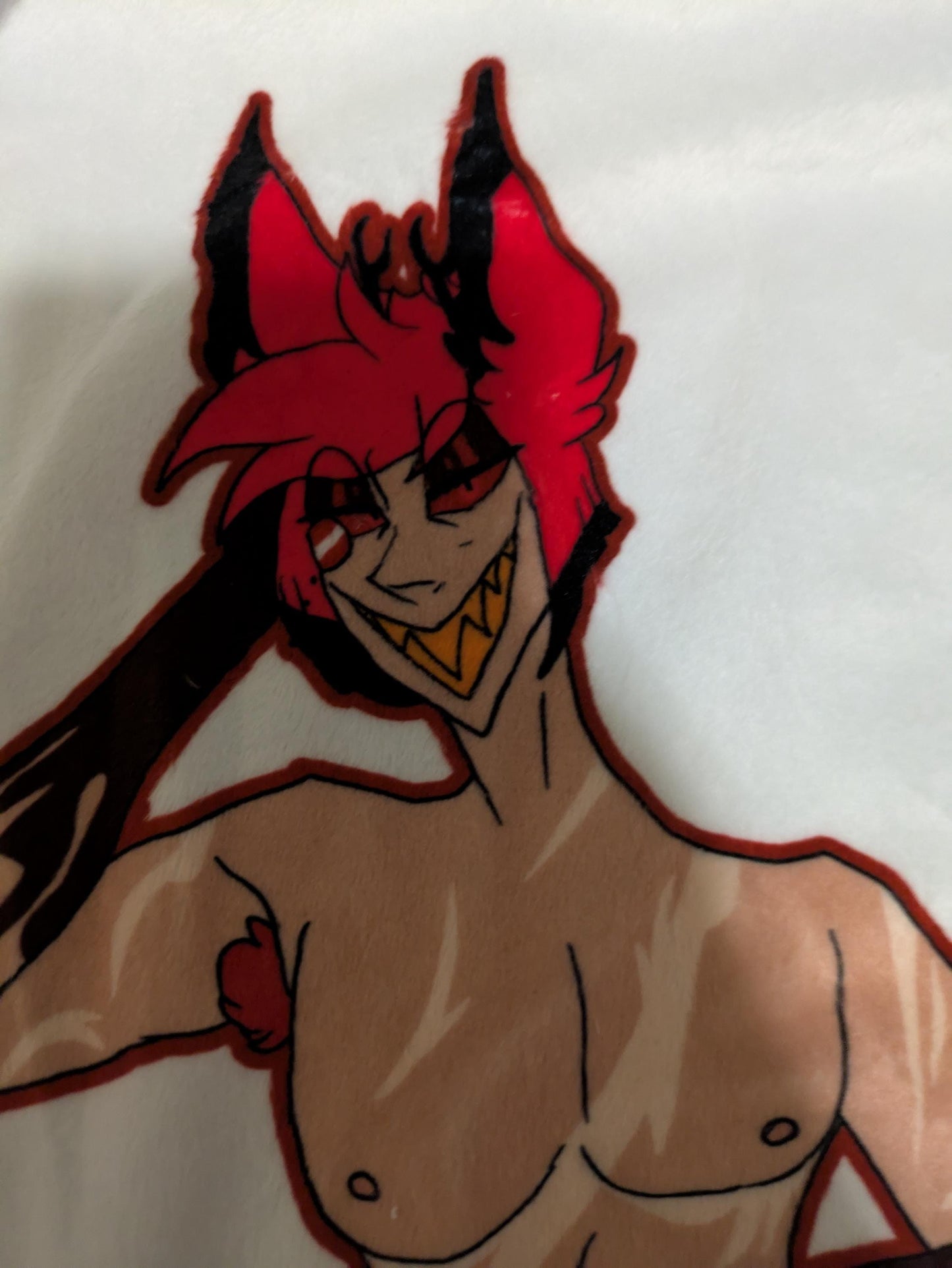 Made to order| Hazbin Hotel Alastor OOPS! "Love Pillow" shaped throw pillow
