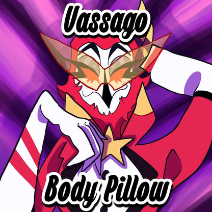 PREORDER|| Helluva Boss Vassago Body Pillow Dakimakura Pillow Case