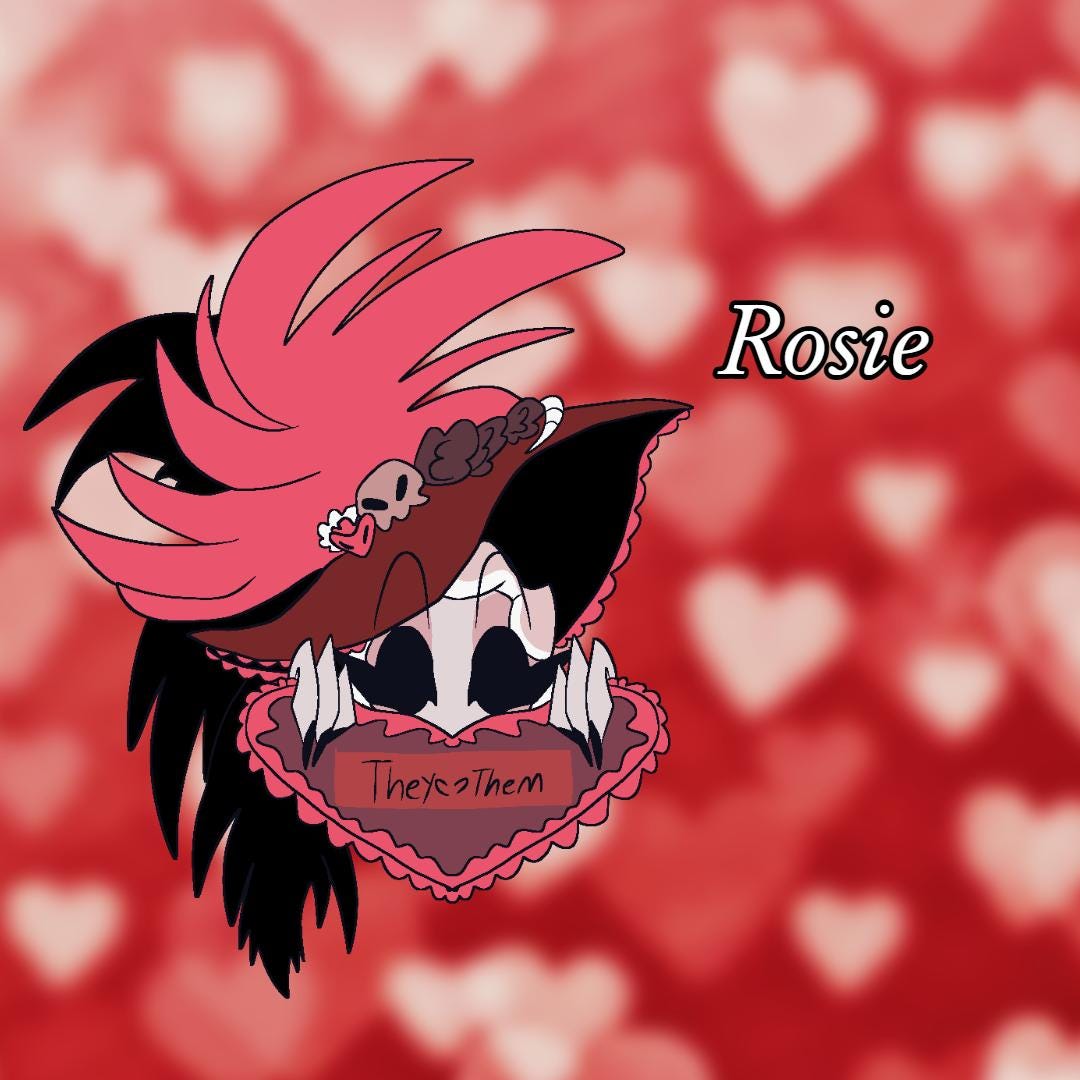 PREORDER|| Hazbin Hotel 4" Acrylic Pronoun Pins