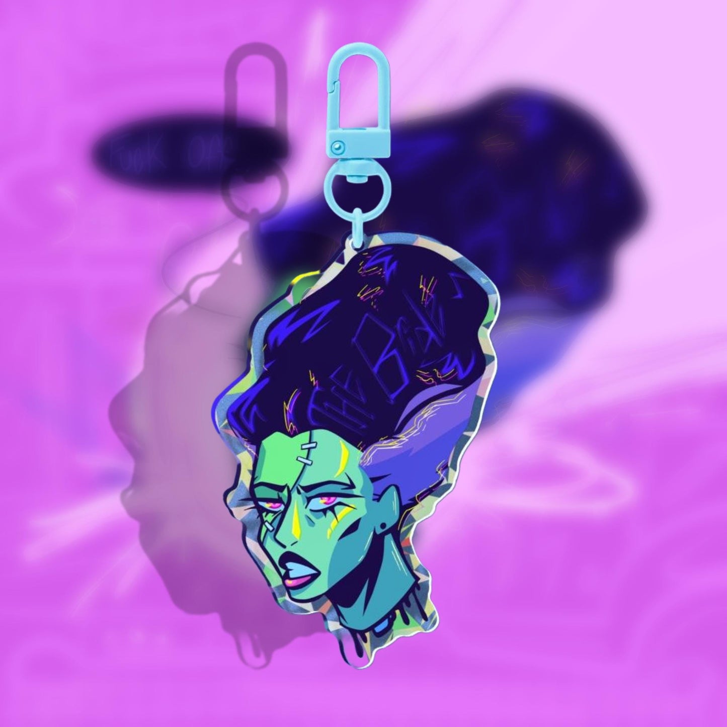 PREORDER|| Creature Commandos The Bride Head 4" Acrylic Charm