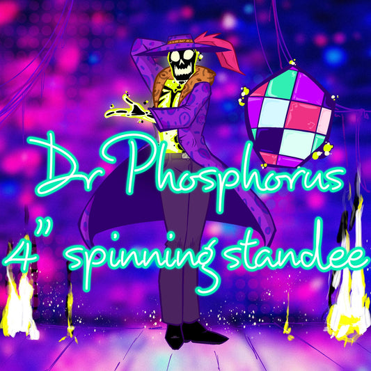PREORDER|| Dr Phosphorus Pimp "Dancing" spinning 4" Acrylic Standee