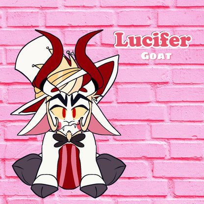 PREORDER|| Hazbin Hotel Plush Animal 3 Inch Acrylic Pins
