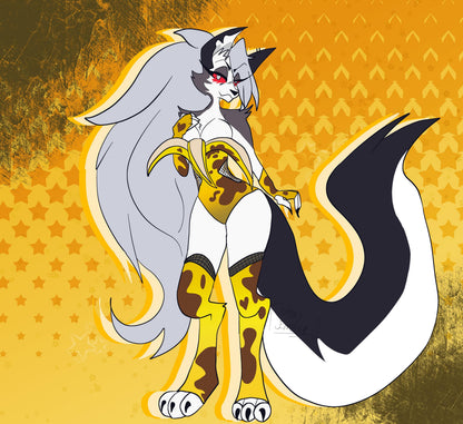 PREORDER|| Fruity & Flirty Helluva Boss 3" acrylic pins Wave 1