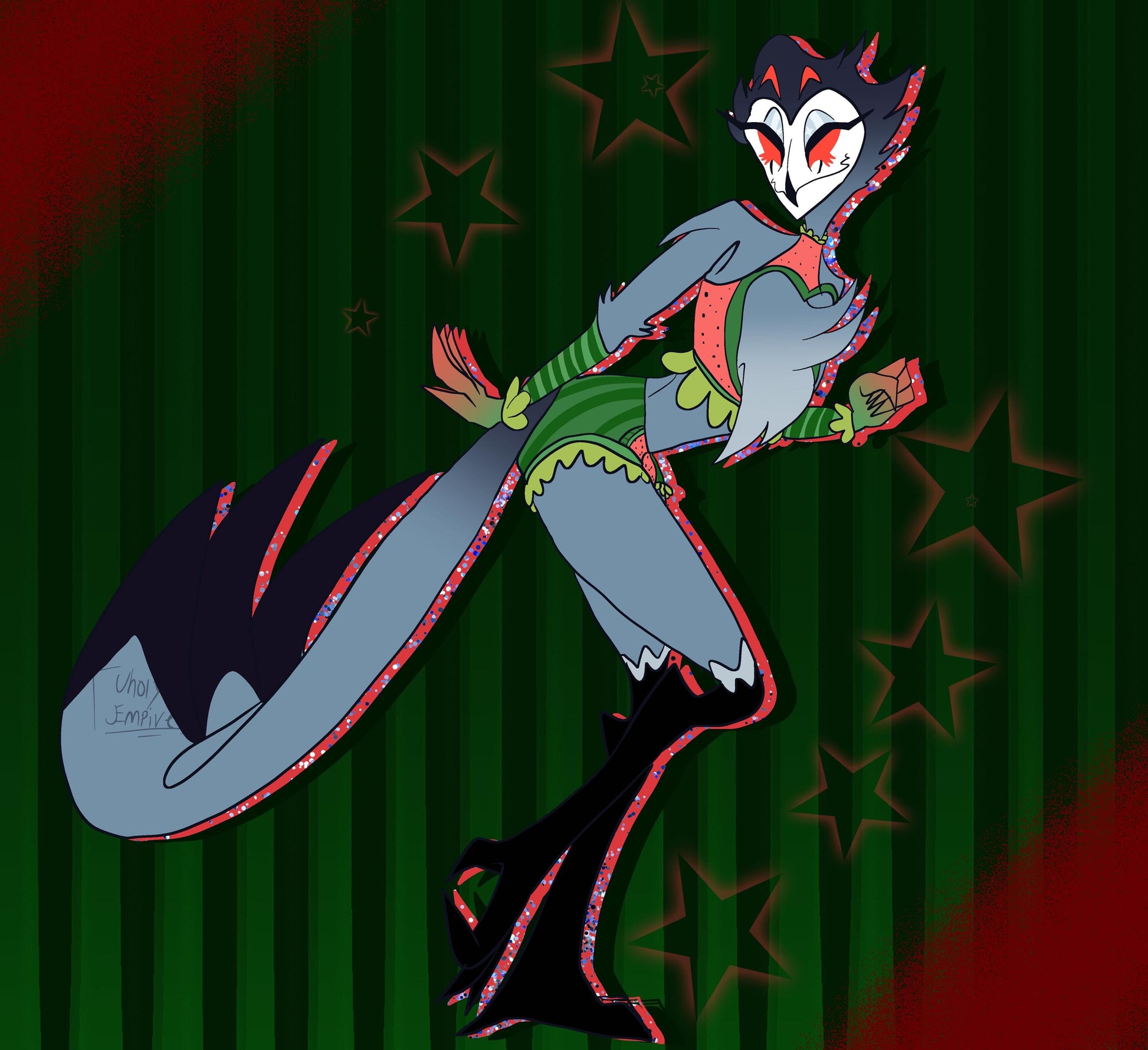 PREORDER|| Fruity & Flirty Helluva Boss 3" acrylic pins Wave 1