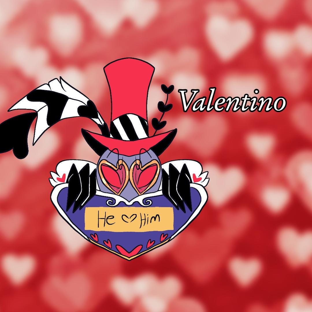 PREORDER|| Hazbin Hotel 4" Acrylic Pronoun Pins