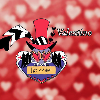 PREORDER|| Hazbin Hotel 4" Acrylic Pronoun Pins