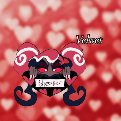 PREORDER|| Hazbin Hotel 4" Acrylic Pronoun Pins