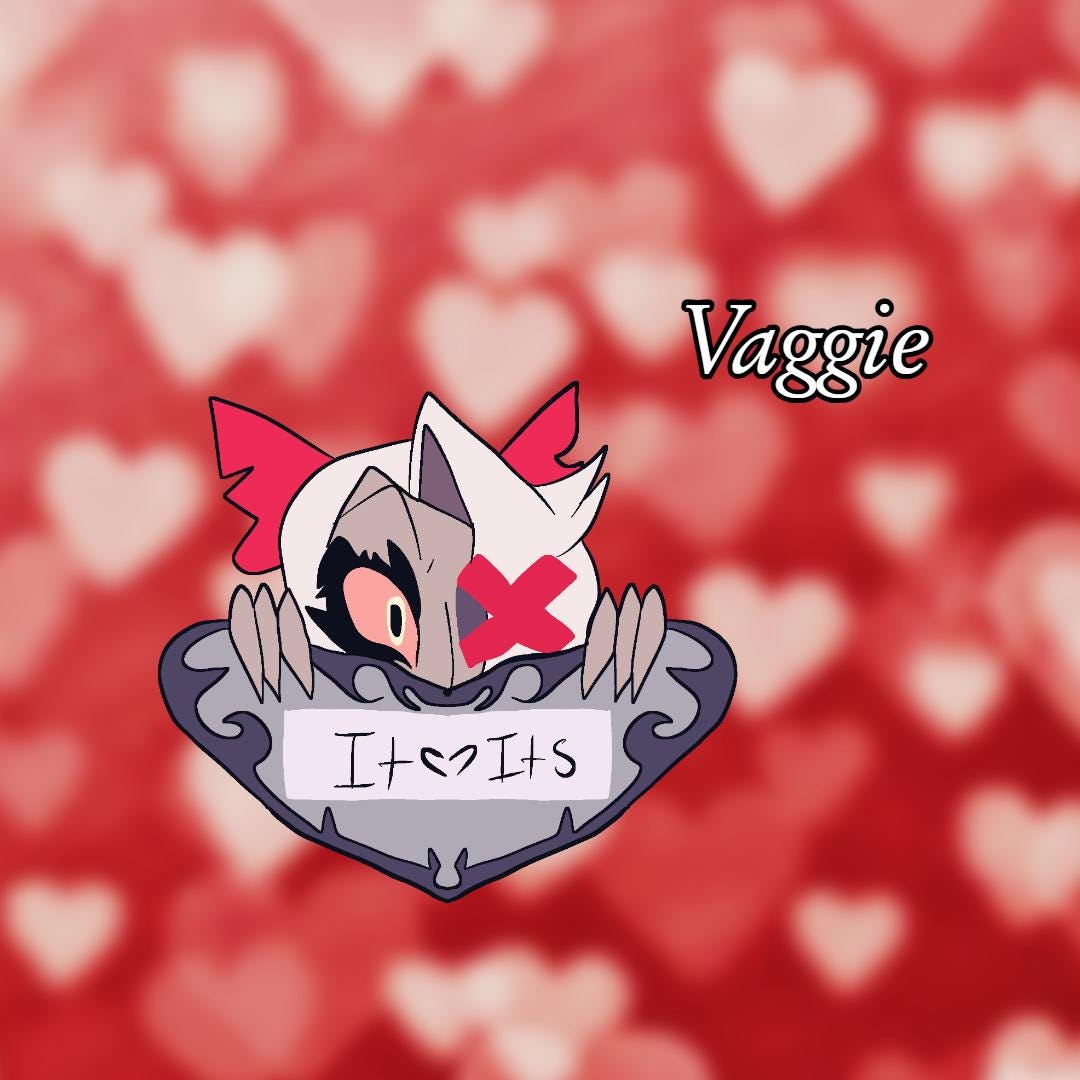 PREORDER|| Hazbin Hotel 4" Acrylic Pronoun Pins