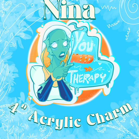 PREORDER|| Creature Commandos "Therapy Nina" 4" Acrylic Charm
