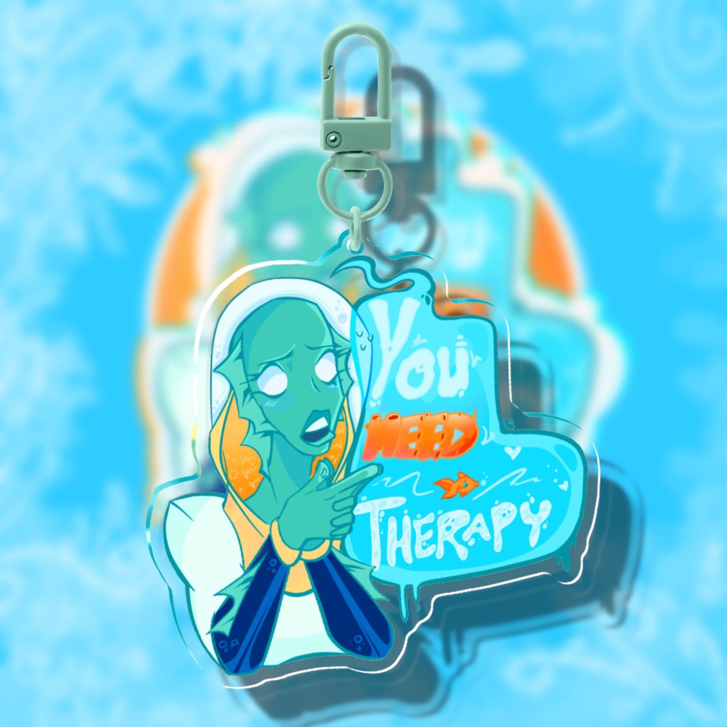 PREORDER|| Creature Commandos "Therapy Nina" 4" Acrylic Charm