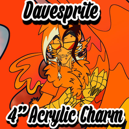 PREORDER|| Homestuck Davesprite 4" acrylic charm