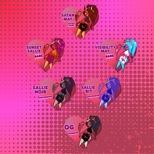 PREORDER|| Helluva Babes gatcha charms: Sallie May 4" mystery acrylic charms