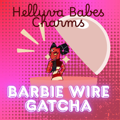PREORDER|| Helluva Babes Gatcha Charms: Barbie Wire 4" mystery acrylic charms