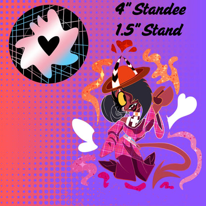 PREORDER|| Helluva Boss 4" mini pride acrylic standees