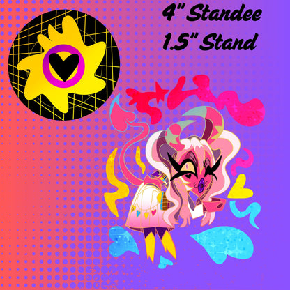 PREORDER|| Helluva Boss 4" mini pride acrylic standees