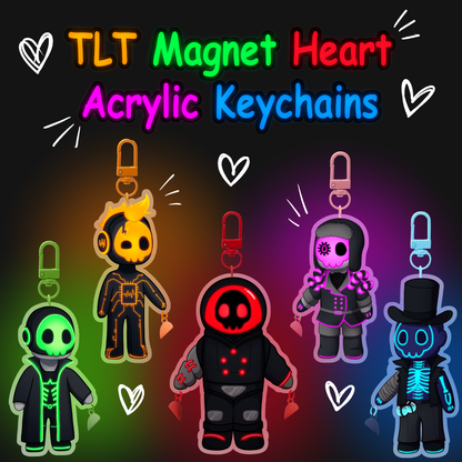 PREORDER | **INDIVIDUALS** TLT Tombsona Magnet Heart 8-9cm Acrylic Charms