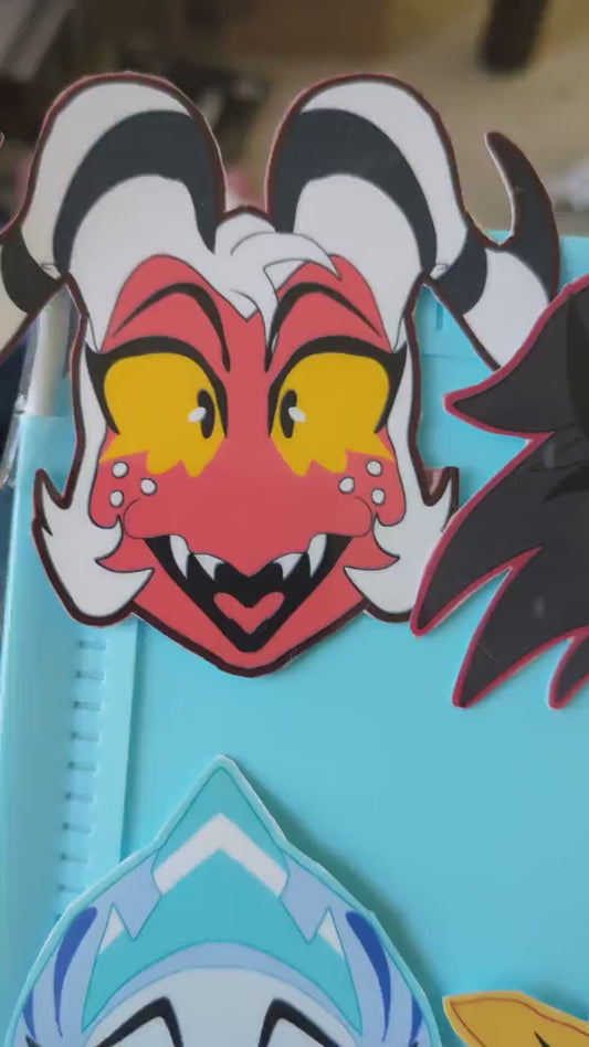 I.M.P Pack!| Helluva Boss vinyl hand cut stickers